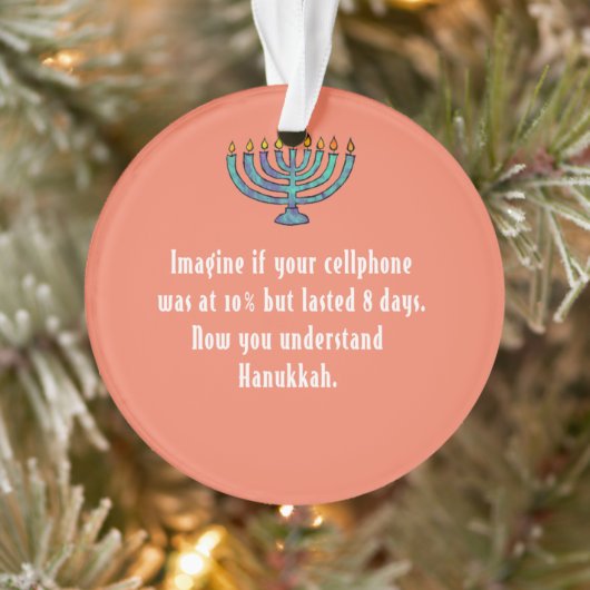 Drôle Sarcastique Hanoukka Chanukah Citation de té (Arbre)