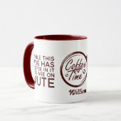 Drôle Sarcastique Tandis Que Cette Mug A Du Café d (Devant gauche)