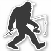 Drôle Sasquatch Sticker Decal (Devant)