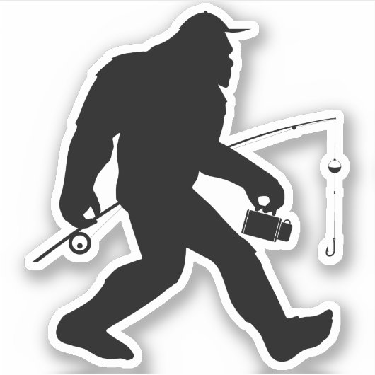 Drôle Sasquatch Sticker Decal (Devant)