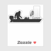 Drôle Sasquatch Sticker Decal (Feuille)