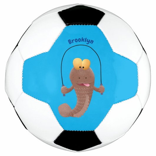 Drôle sauter boudskipper poisson dessin animé (Devant)