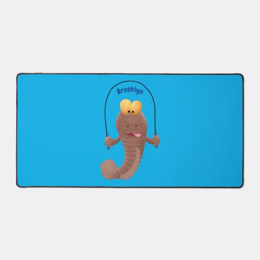 Drôle sauter boudskipper poisson dessin animé (Recto)