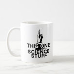 Drôle Science Café Mug - Vintage Retro<br><div class="desc">Un design scientifique amusant qui dit "Celui-ci fait des trucs scientifiques". Un grand cadeau pour les professeurs de sciences,  les tuteurs et les étudiants.</div>