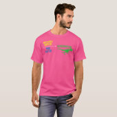 Drôle Science Dinosaure Tee - shirt Tshirt Raptor  (Devant entier)