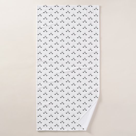 Drôle serviette de bain avec yeux Curiosity - Smil (Serviette de bain)