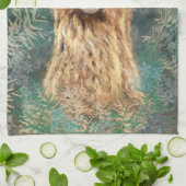 Drôle serviette de cuisine Alpaca (Plié)