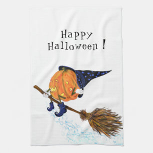 Drôle Serviette de cuisine Halloween sorcier Citro