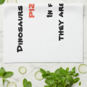 Drôle serviette de cuisine pizza (Plié)