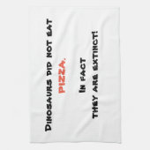 Drôle serviette de cuisine pizza (Vertical)