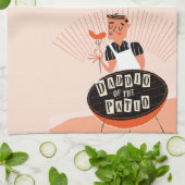 Drôle serviette de cuisine pour papa, Daddio du Pa (Plié)