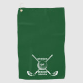Drôle serviette de golf - WMD Golfer Cadeau (Devant)
