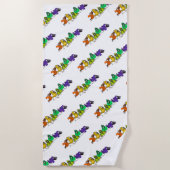 Drôle serviette de plage Birds (Devant)