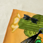 Drôle serviette de plage du sud-ouest d'Iguana (En situation)