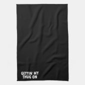 Drôle serviette de salle de sport (Vertical)