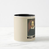 Drôle Shakespeare Coffee Mugs (Centre)