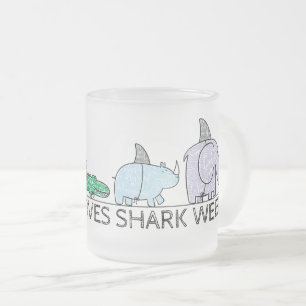 Drôle Shark Week Café Mug