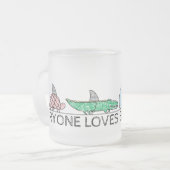 Drôle Shark Week Café Mug (Devant gauche)