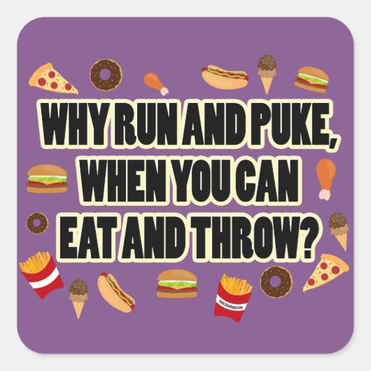 Drôle Shot Put, Discus Thrower Stickers Cadeau (Devant)