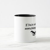 Drôle Si votre pas gaucher dire Mug (Centre)