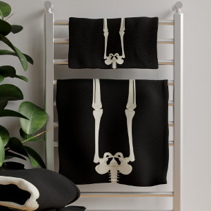 Drôle Skeleton Jambes Noir Blanc Éffrayant Hallowe