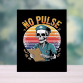 Drôle Skeleton Nurse No Pulse Design - Humour fonc (Neutre)