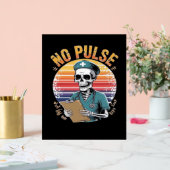 Drôle Skeleton Nurse No Pulse Design - Humour fonc (Mariage)