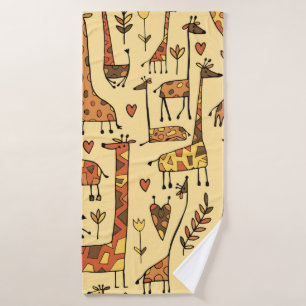 Drôle sketch de girafes, sans couture motif votre 