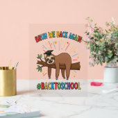 Drôle Sloth Retour à l'école (Mariage)