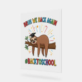 Drôle Sloth Retour à l'école (Angle)