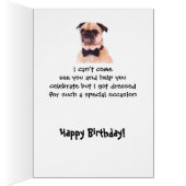 Drôle social Distances Anniversaire Chien bien hab (Intérieur (Droit))