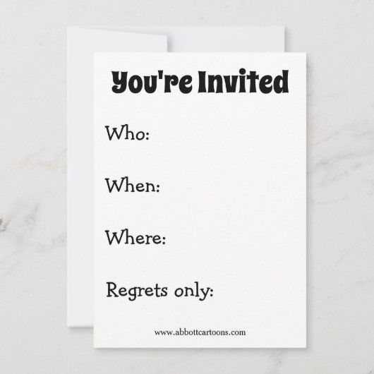 Drôle St. Patrick's Day Party Invitations (Dos)