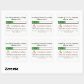 Drôle stickers finlandais été (Feuille)