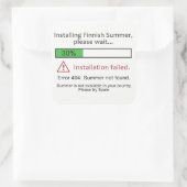 Drôle stickers finlandais été (Sac)