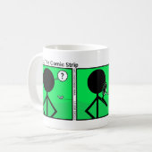 Drôle Stickman Dragonfly Mug (Devant gauche)