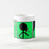 Drôle Stickman Dragonfly Mug (Centre)