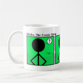 Drôle Stickman Dragonfly Mug (Gauche)