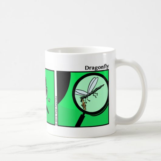 Drôle Stickman Dragonfly Mug (Droite)