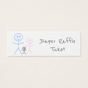 Drôle Stickman Famille Dessin Déchets Raffle Bil
