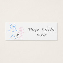 Drôle Stickman Famille Dessin Déchets Raffle Bille