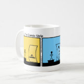 Drôle Stickman House Of Mirrors Mug (Devant gauche)