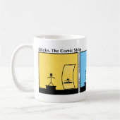 Drôle Stickman House Of Mirrors Mug (Gauche)