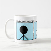 Drôle Stickman Pwned Mug (Gauche)