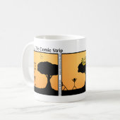 Drôle Stickman Sunset Mug (Devant gauche)