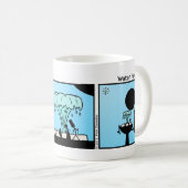 Drôle Stickman Water Fountain Mug (Devant droit)