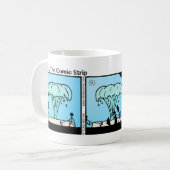 Drôle Stickman Water Fountain Mug (Devant gauche)