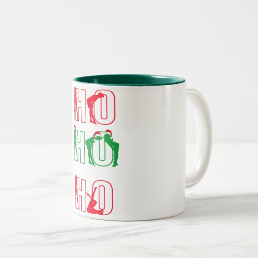 drôle suggestif ho ho ho noël mug design (Devant droit)