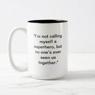 Drôle Superhero Mug Cadeau de nom personnalisé
