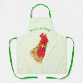 Drôle surprenant Tablier de coq - Texte Personnali (Recto)