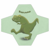 Drôle T rex dinosaure dessin animé humour (Plat)